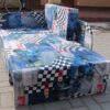 Sofa dziecięca Kubuś w niebieskie wyścigówki dla chłopca - obrazek 5