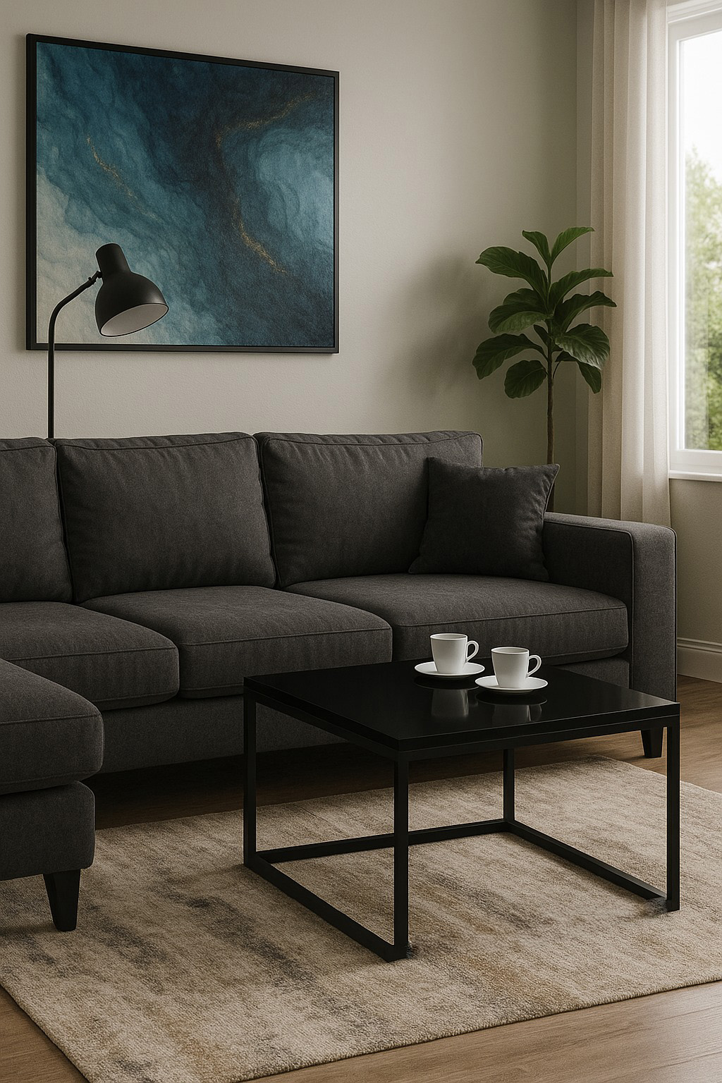 Stolik kawowy Axel kwadrat 750x750