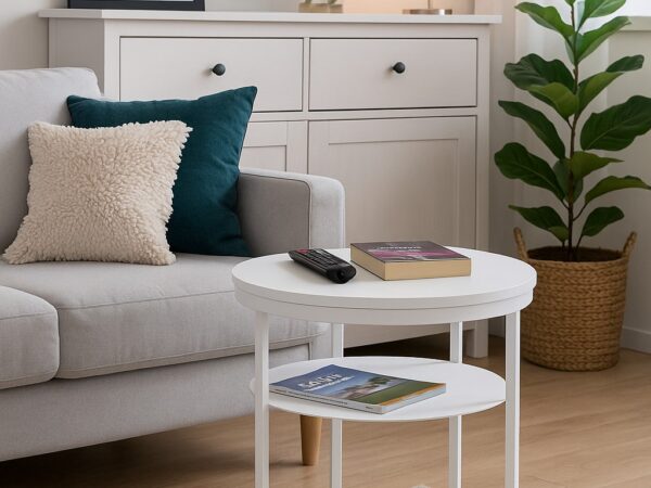 STOLIK KAWOWY LOFT 550×550 wysoki