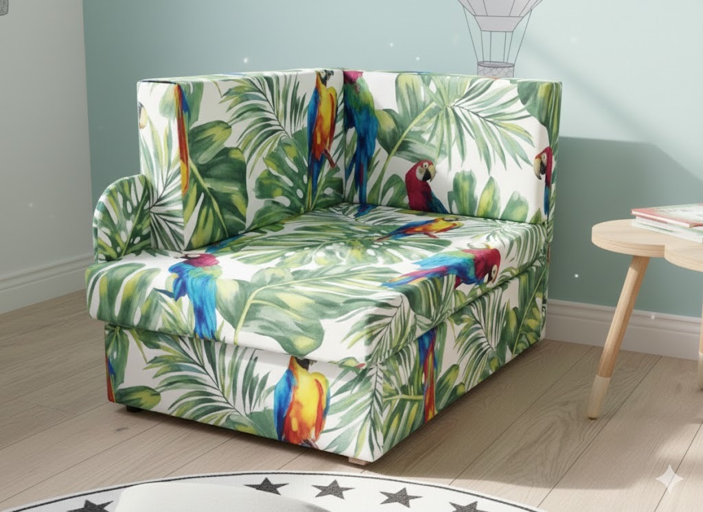 Sofka dziecięca kubuś dostępna od ręki w papugi