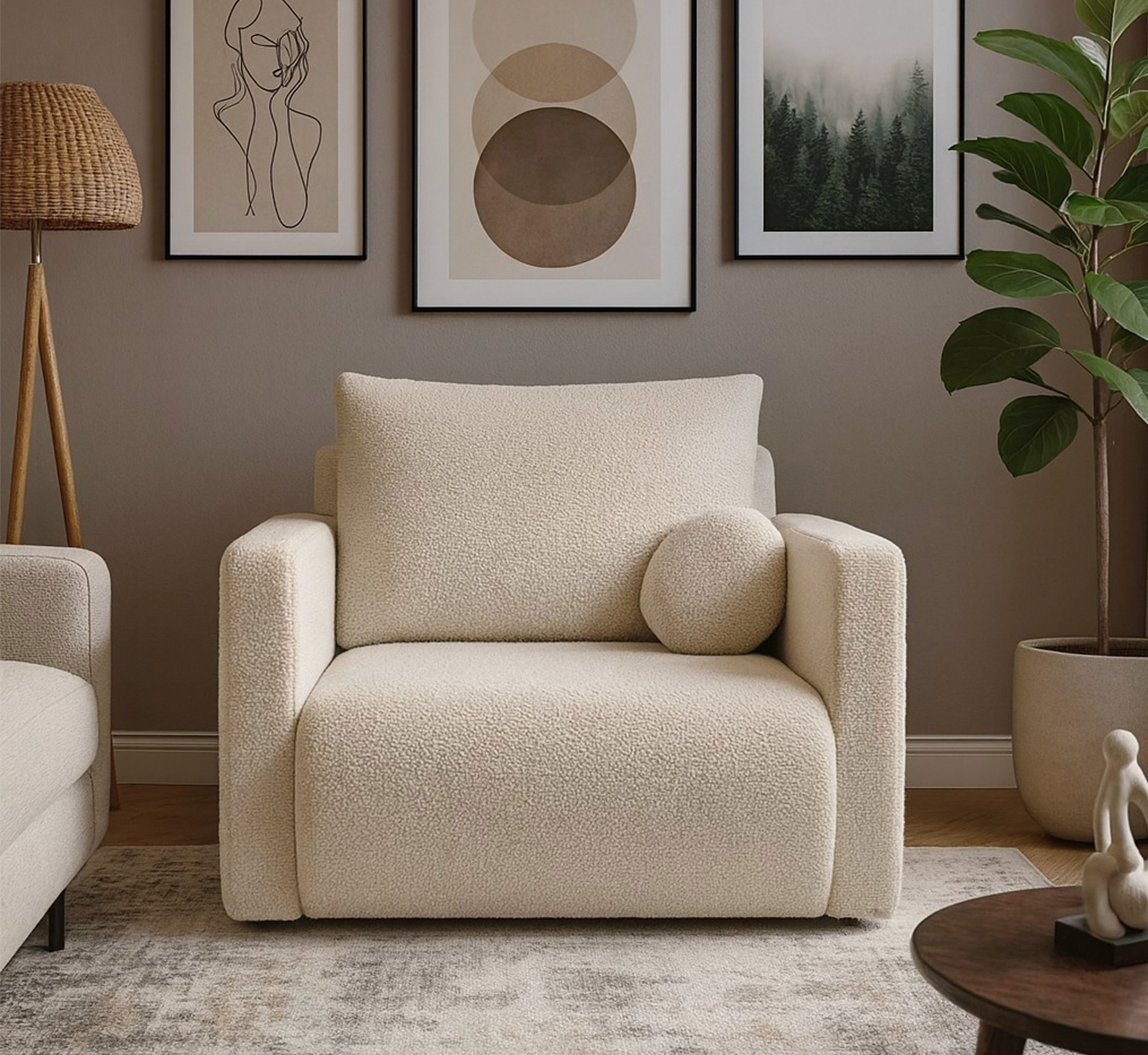 Amerykanka sofa jednoosobowa Loli 1 z funkcją spania