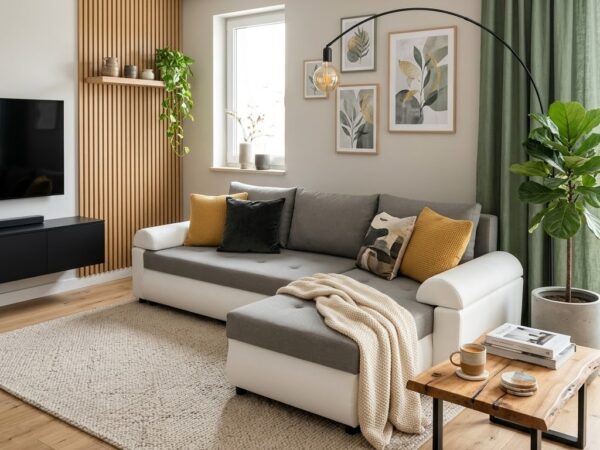 Marcel sawana 21 + biała ekoskóra